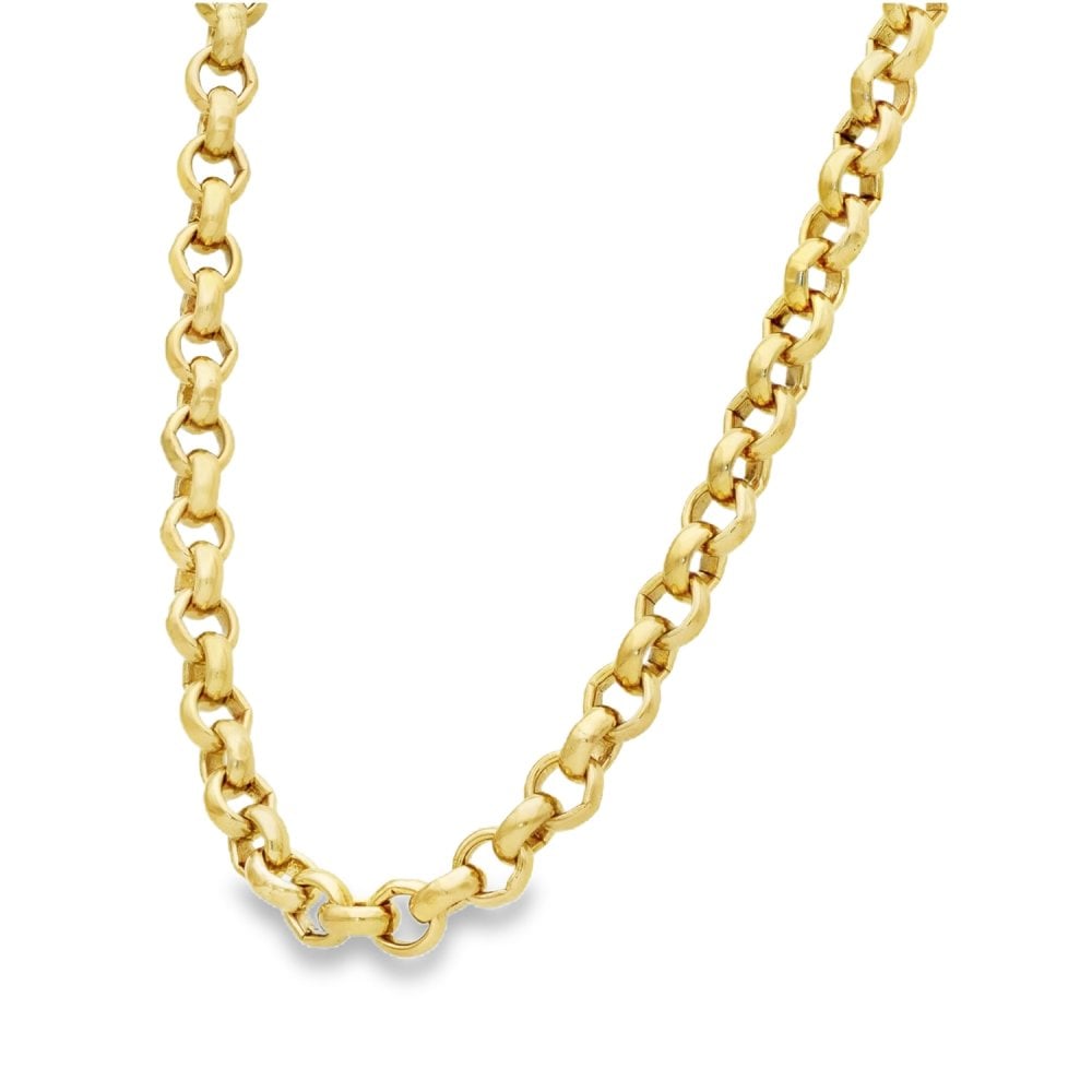 9ct Yellow Gold Belcher Chain - 30" - 77.2g