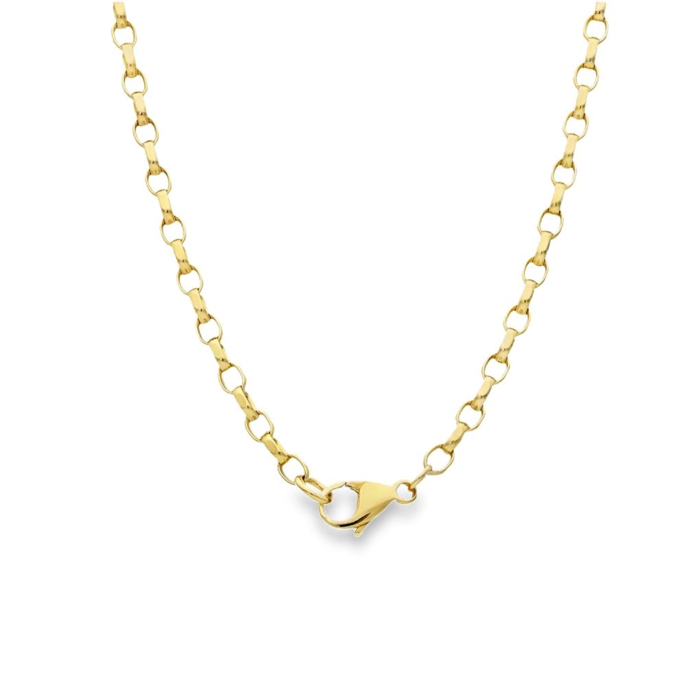 Ladies 9ct Yellow Gold 20" Belcher Chain - 10.0g