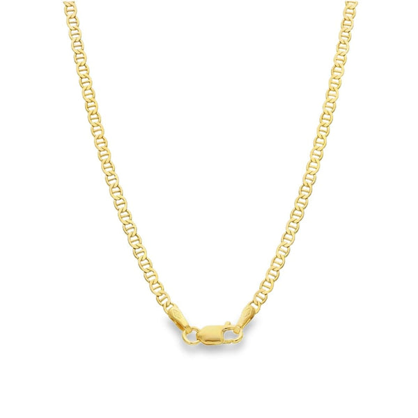 9ct Yellow Gold Anchor Chain - 20" - 3.8g