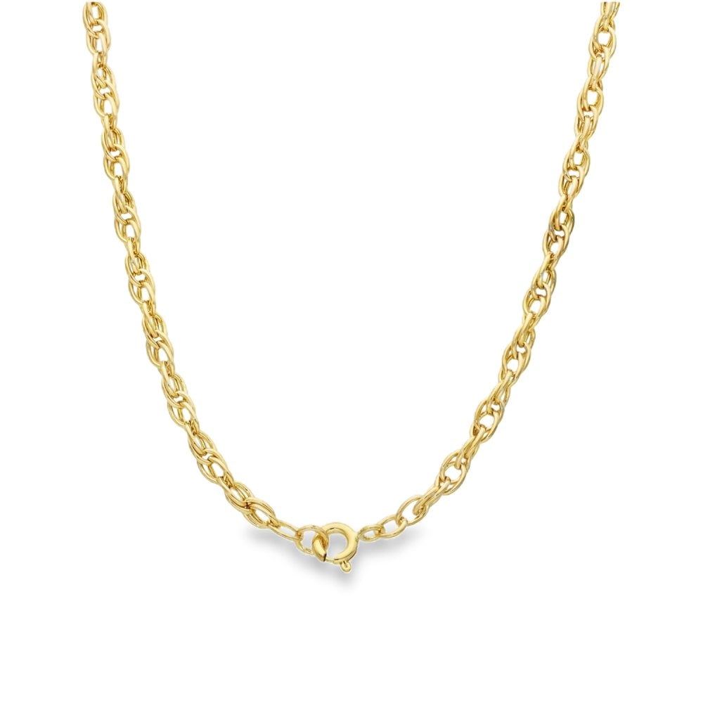 9ct Yellow Gold Prince Of Wales Chain - 17" - 9.0g