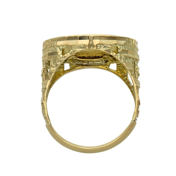 1979 Yellow Gold Full Sovereign Coin Ring - Size Z+2 - 17.6g