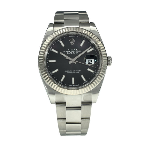 Datejust 126334 - Black Luminous Baton Dial - 2021