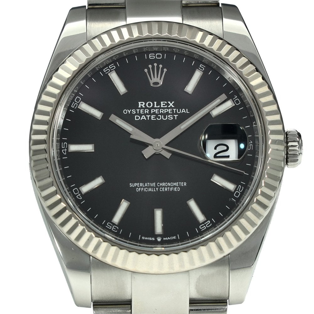 Datejust 126334 - Black Luminous Baton Dial - 2021