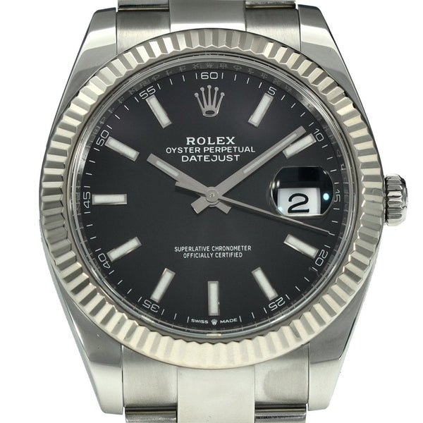 Datejust 126334 - Black Luminous Baton Dial - 2021