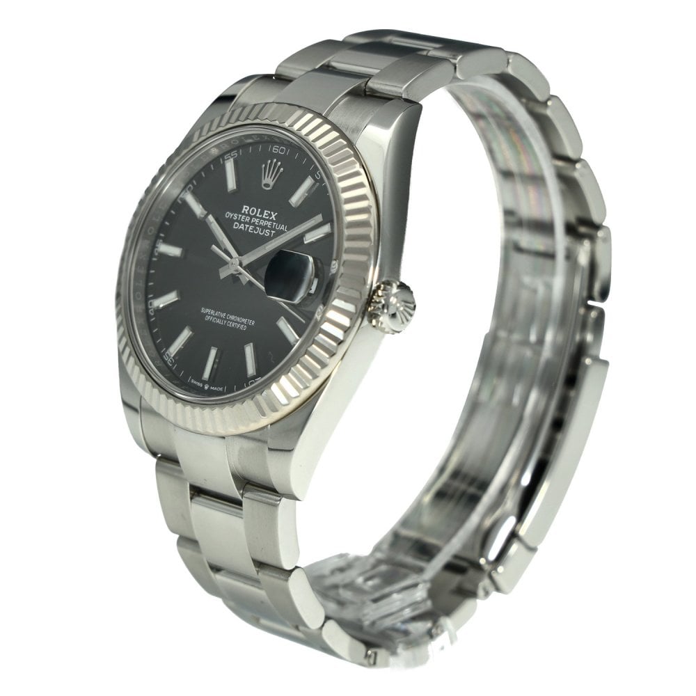 Datejust 126334 - Black Luminous Baton Dial - 2021