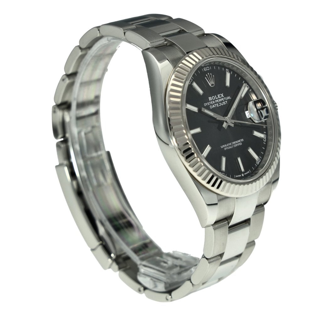 Datejust 126334 - Black Luminous Baton Dial - 2021