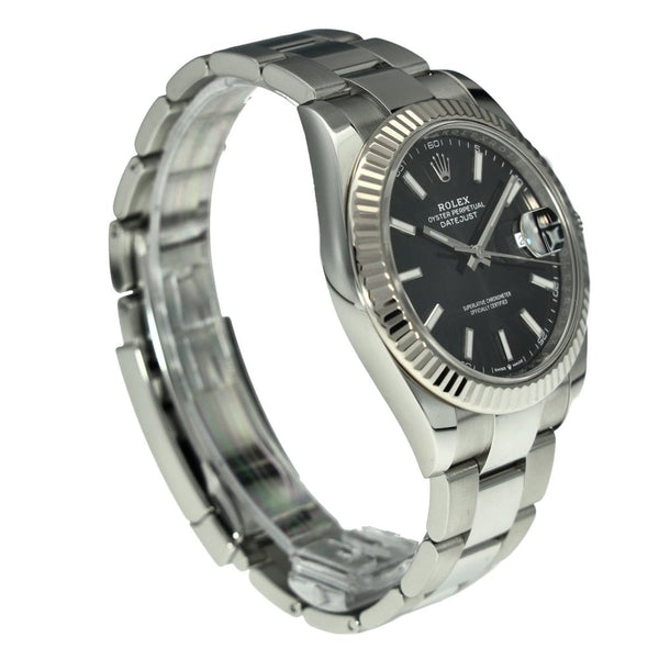 Datejust 126334 - Black Luminous Baton Dial - 2021