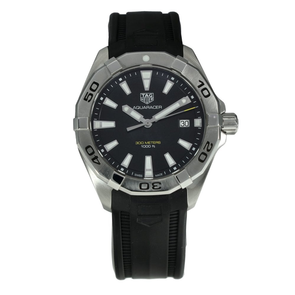 Aquaracer WBD1110 - Black Luminous Baton Dial - 2018