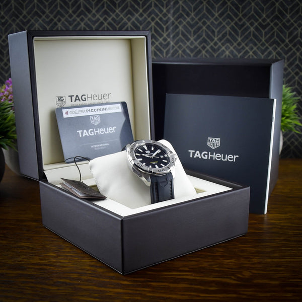 Aquaracer WBD1110 - Black Luminous Baton Dial - 2018