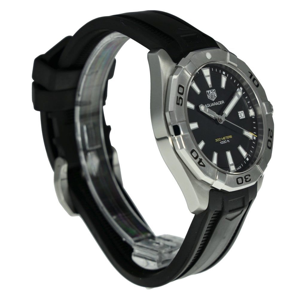 Aquaracer WBD1110 - Black Luminous Baton Dial - 2018