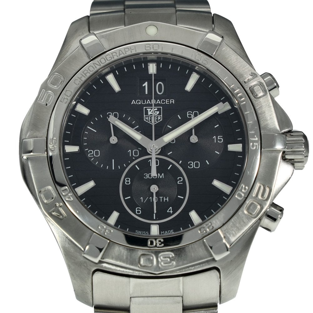 Aquaracer CAF101E - Black Chronograph Dial - 2010