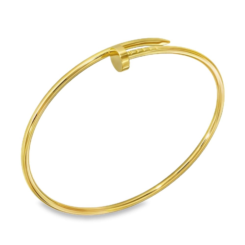 18ct Yellow Gold Cartier Juste Un Clou Bangle - 18cm - 10.3g
