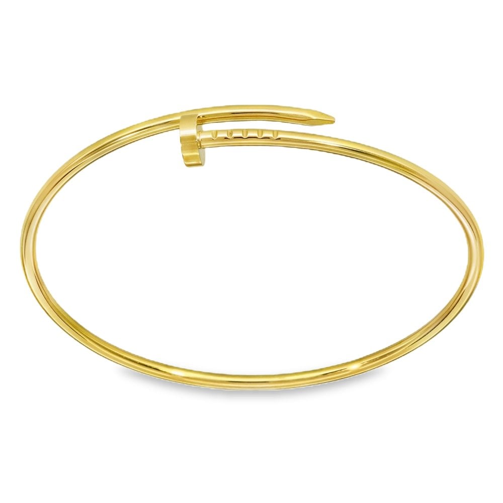 18ct Yellow Gold Cartier Juste Un Clou Bangle - 18cm - 10.3g
