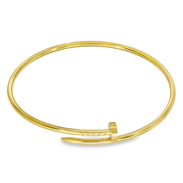 18ct Yellow Gold Cartier Juste Un Clou Bangle - 18cm - 10.3g