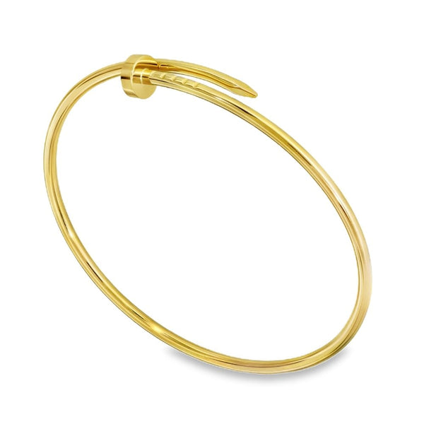18ct Yellow Gold Cartier Juste Un Clou Bangle - 18cm - 10.3g