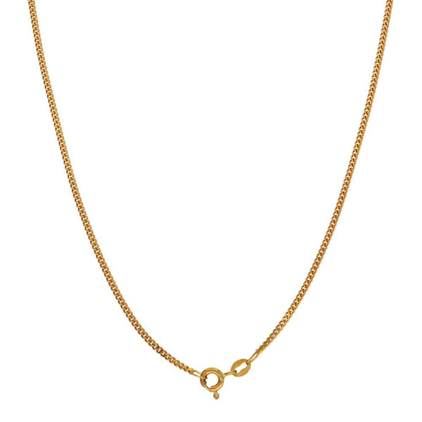 9ct Rose Gold Curb Chain - 20" - 3.3g