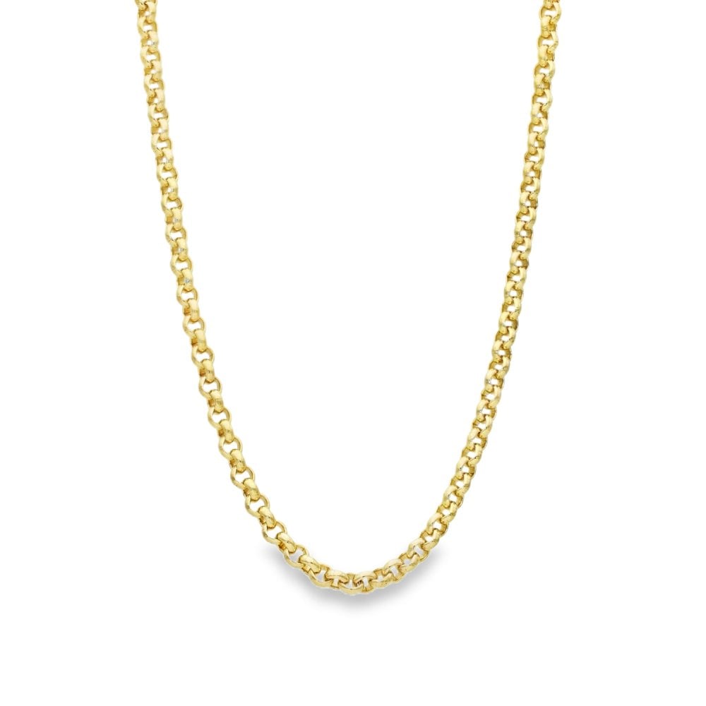 9ct Yellow Gold Belcher Chain - 27" - 27.4g