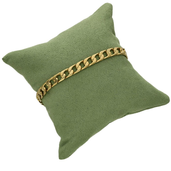 9ct Yellow Gold Curb Bracelet - 8" - 14.7g
