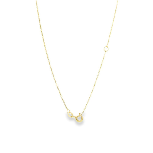 9ct Yellow Gold Opal & Diamond Necklace