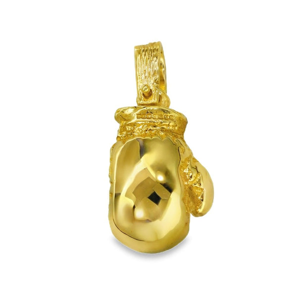 9ct Yellow Gold Boxing Glove Pendant - 15x25x12mm - 14.8g
