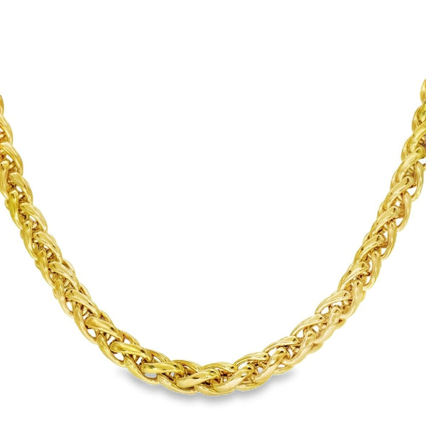 18ct Yellow Gold Intertwined Chain - 18" - 41.6g