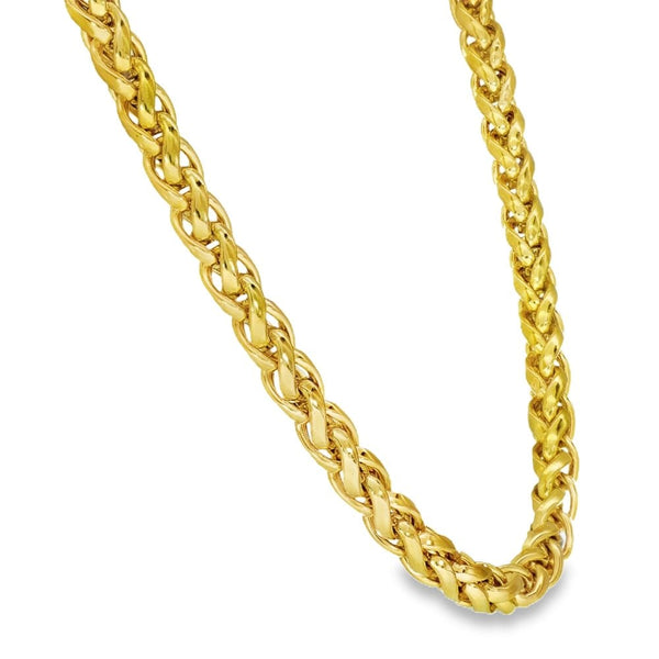 18ct Yellow Gold Intertwined Chain - 18" - 41.6g