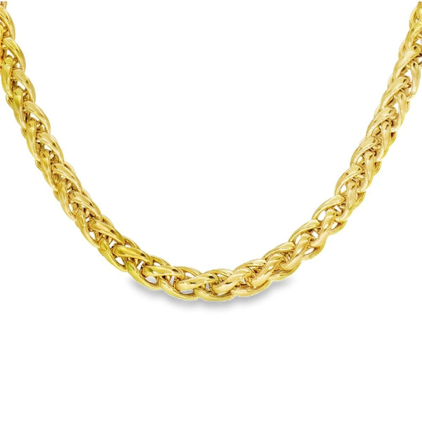 18ct Yellow Gold Intertwined Chain - 18" - 41.6g