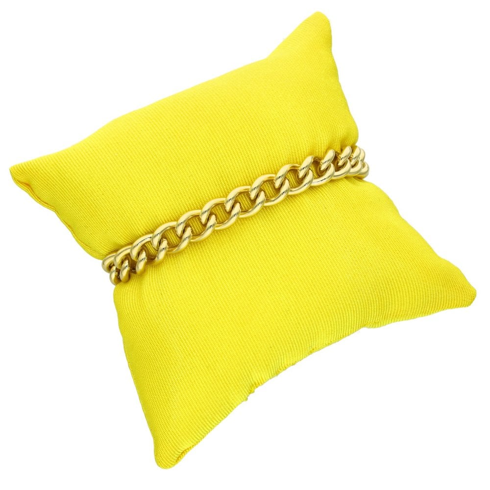 9ct Yellow Gold Curb Bracelet - 7" - 33.2g