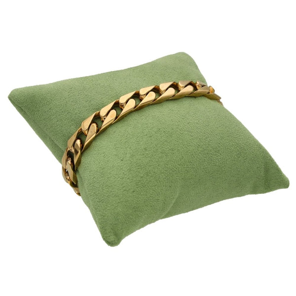 9ct Yellow Gold Curb Bracelet - 8" - 41.2g