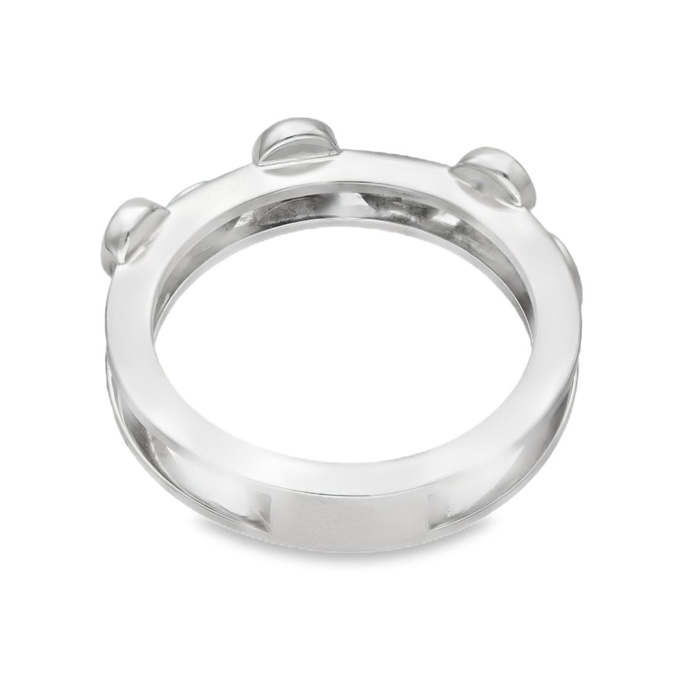 18ct White Gold Diamond Scatter Ring - Size L½ - 0.30ct