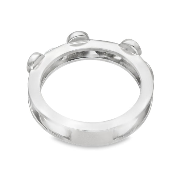 18ct White Gold Diamond Scatter Ring - Size L½ - 0.30ct