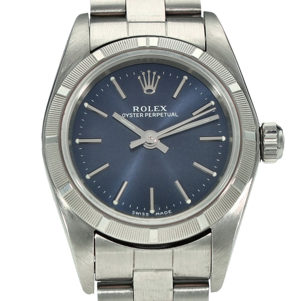 Oyster Perpetual 76030 – Blue Baton Dial – 2005