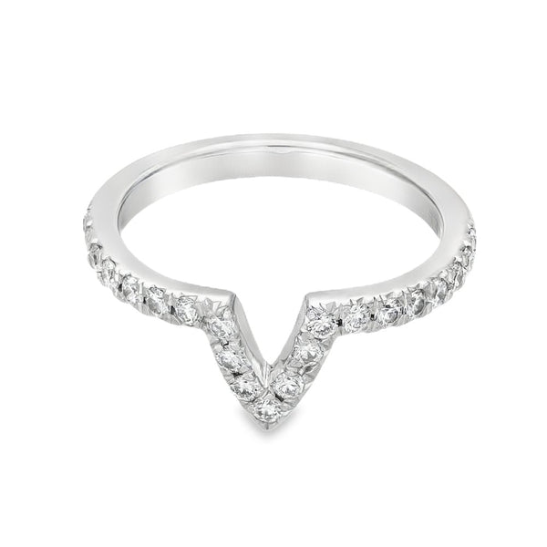 18ct White Gold Marquise Diamond Engagement & Eternity Ring
