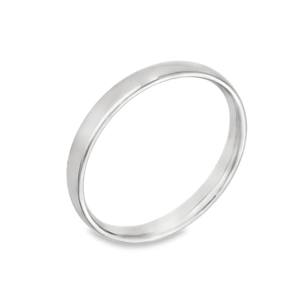 950 Platinum Wedding Band - Size M½ - 3mm