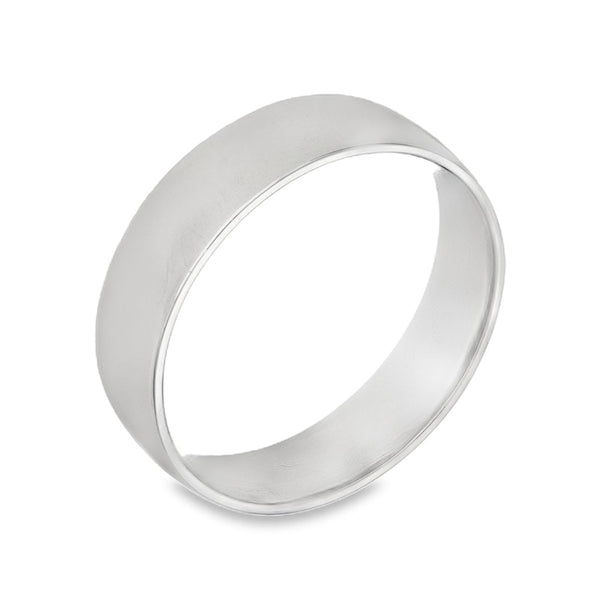 950 Platinum Wedding Band - Size T - 6mm