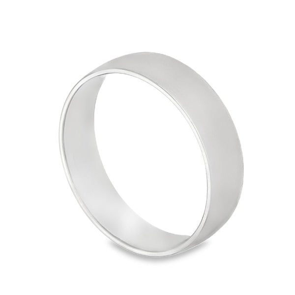 950 Platinum Wedding Band - Size T - 6mm