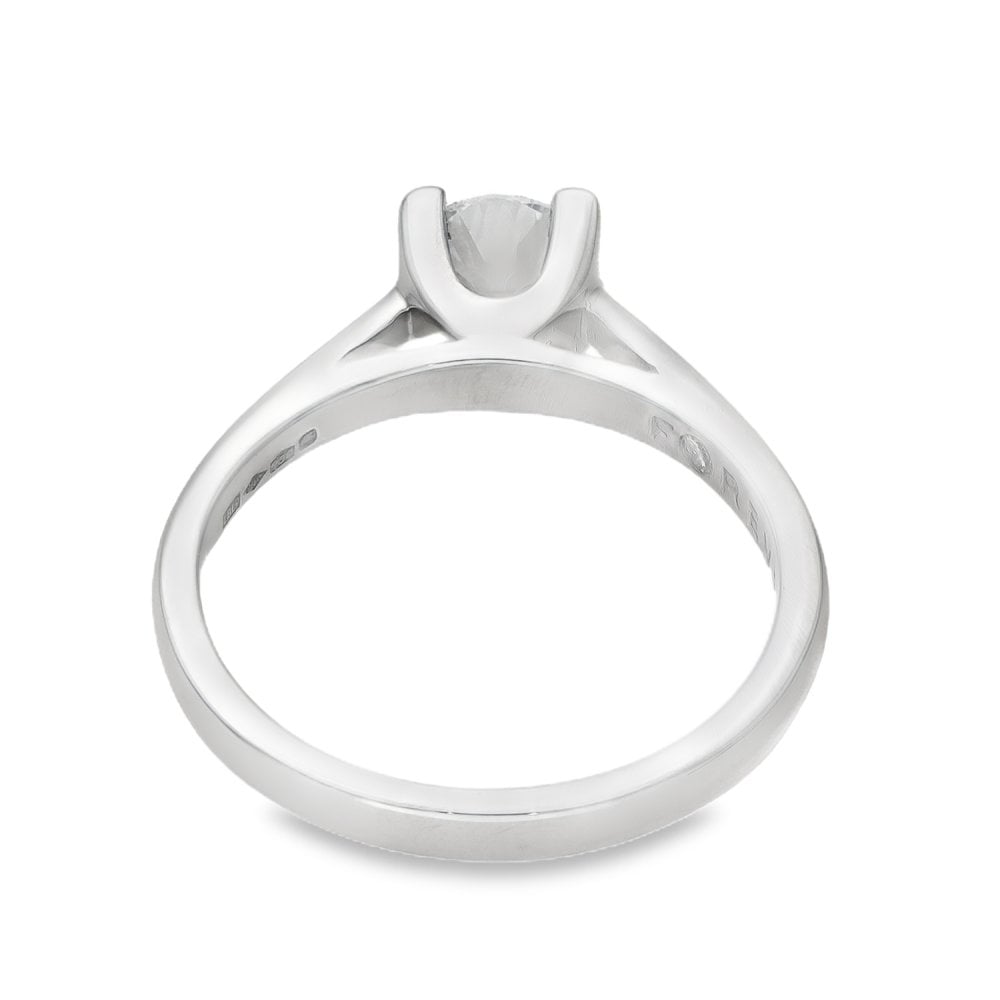 950 Platinum Diamond Engagement Ring - Size L½ - 0.55ct