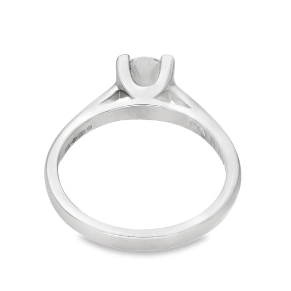 950 Platinum Diamond Engagement Ring - Size L½ - 0.55ct