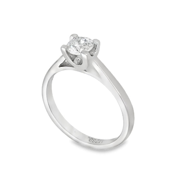 950 Platinum Diamond Engagement Ring - Size L½ - 0.55ct