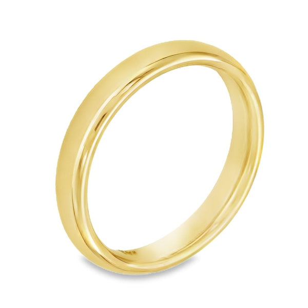 22ct Yellow Gold Wedding Band - Size N - 3.5mm