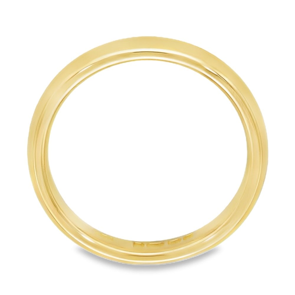 22ct Yellow Gold Wedding Band - Size N - 3.5mm