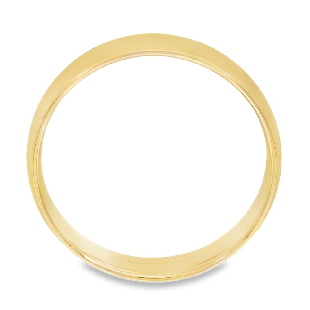 9ct Yellow Gold Wedding Band - Size X - 5mm