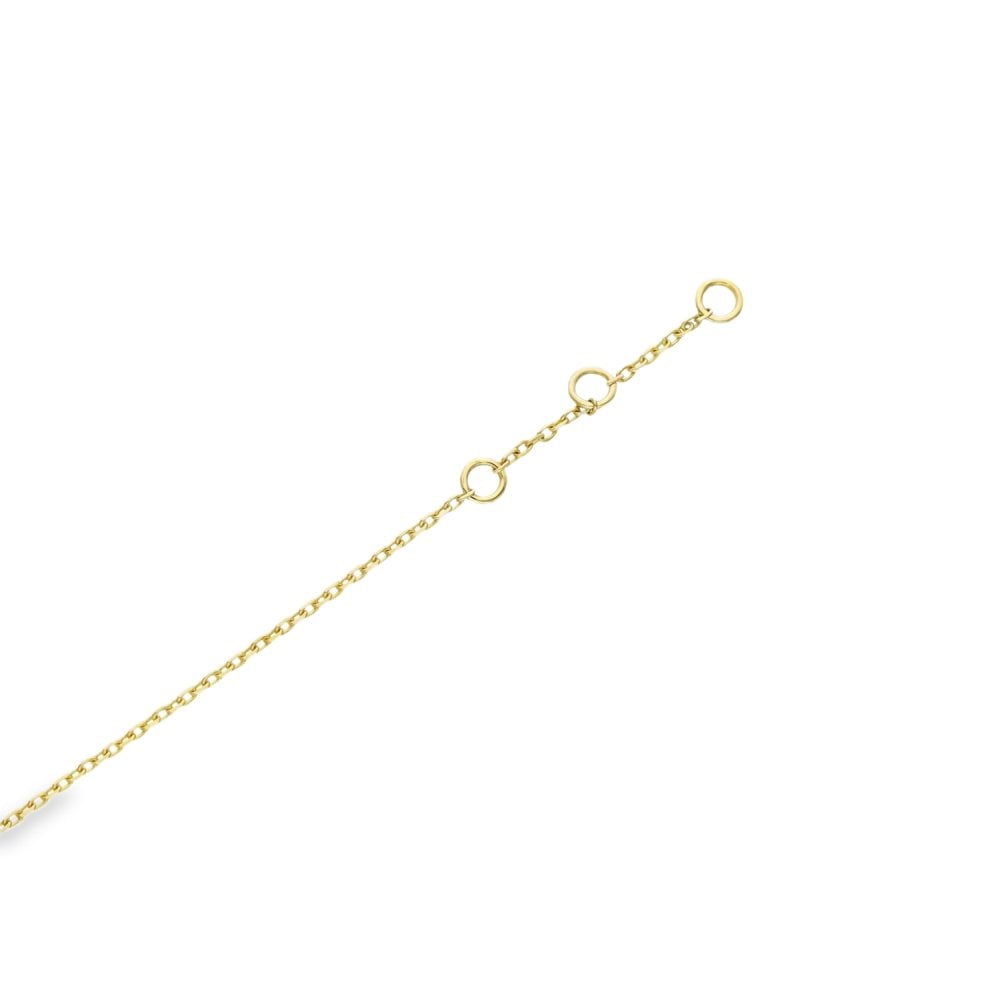 0.25ct Yellow Gold Diamond Heart Bracelet - F/VS
