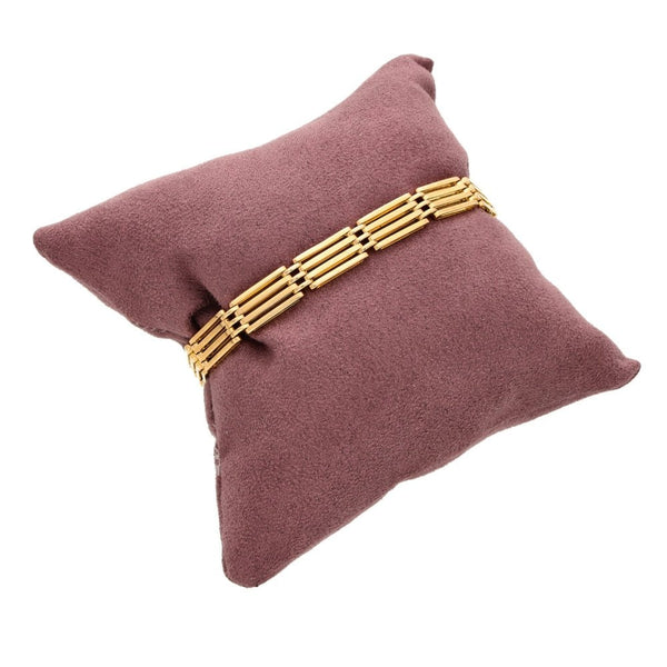 9ct Rose Gold Gate Bracelet - 7" - 14.8g