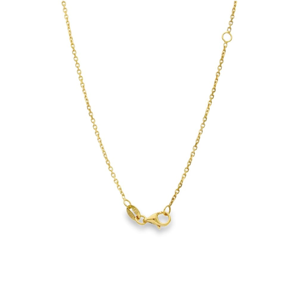 9ct Yellow Gold Trace Chain - 18/20" - 2.3g