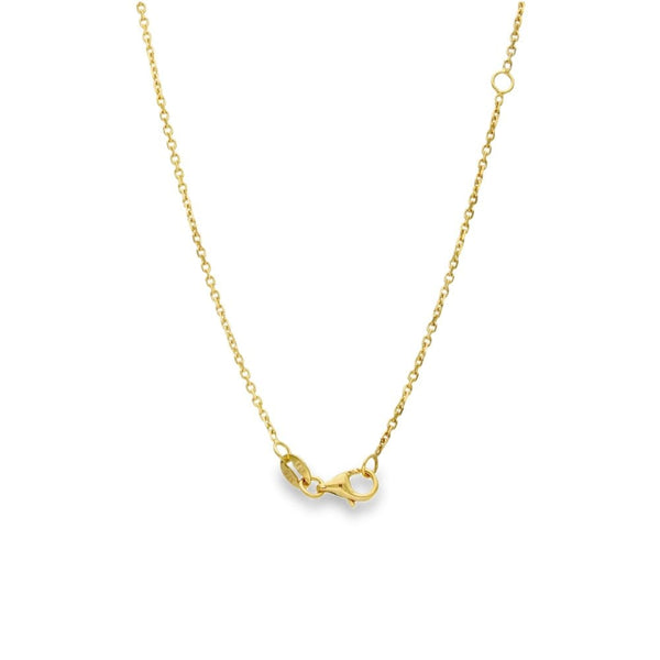 9ct Yellow Gold Trace Chain - 18/20" - 2.3g