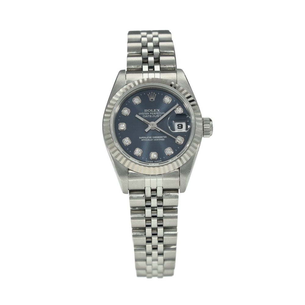 Lady-Datejust 69174 - Blue Diamond Dot Dial - 1997