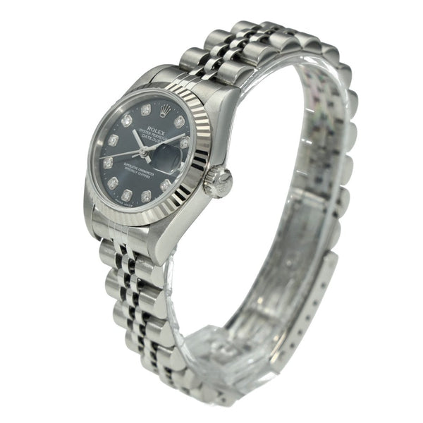 Lady-Datejust 69174 - Blue Diamond Dot Dial - 1997