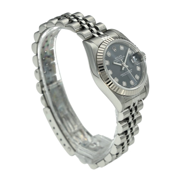 Lady-Datejust 69174 - Blue Diamond Dot Dial - 1997