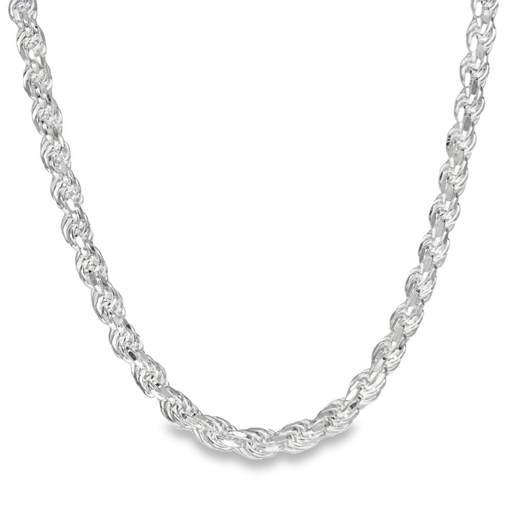 925 Silver Rope Chain - 22" - 43.4g